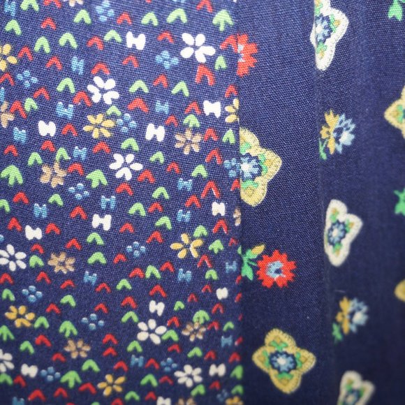 Vintage 70s Mindy Malone ILGWU Floral Boho Prairie Dress - Picture 5 of 10